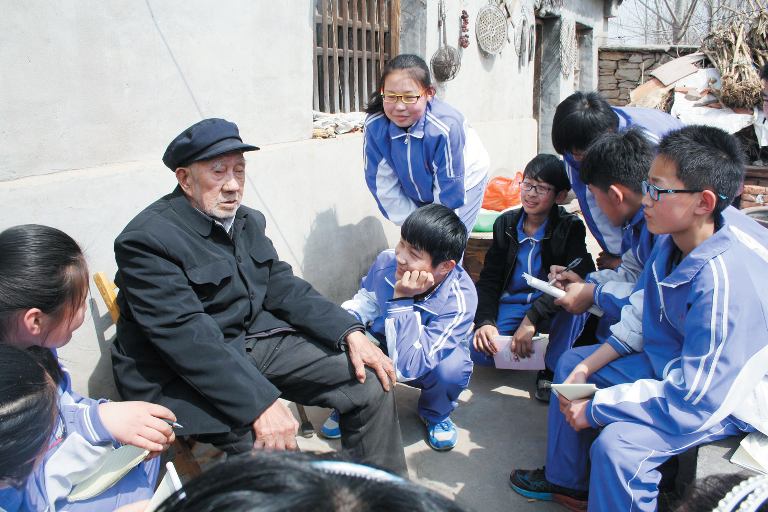 聽老兵講故事